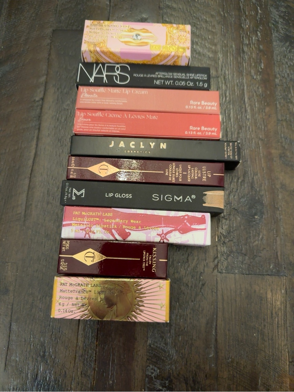 New 10 piece luxury lip stick bundle (10 pieces)Pat McGrath-Charlotte TilburyETC